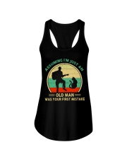 Assuming I'm Just An Old Man Ladies Flowy Tank tile