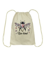Bee kind Drawstring Bag tile