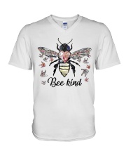 Bee kind V-Neck T-Shirt tile
