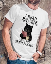 I Read So I Don't Choke People Classic T-Shirt lifestyle-mens-crewneck-front-4