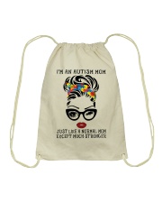 Autism mom Drawstring Bag tile