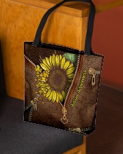 Autism Awareness Leather Pattern Print All-over Tote aos-all-over-tote-lifestyle-front-02