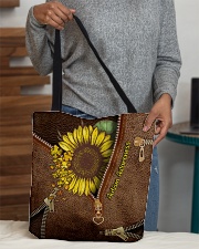 Autism Awareness Leather Pattern Print All-over Tote aos-all-over-tote-lifestyle-front-10