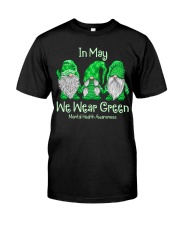 In May We Wear Green For Mental Health Awareness Classic T-Shirt tile