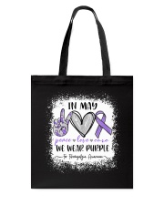In May We Wear Purple For Fibromyalgia Awareness Tote Bag tile