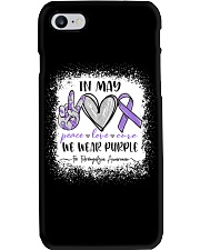 In May We Wear Purple For Fibromyalgia Awareness Phone Case tile