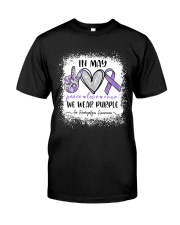 In May We Wear Purple For Fibromyalgia Awareness Classic T-Shirt tile