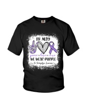 In May We Wear Purple For Fibromyalgia Awareness Youth T-Shirt tile