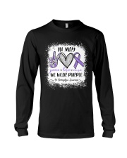 In May We Wear Purple For Fibromyalgia Awareness Long Sleeve Tee tile