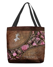 Country Girl Leather Pattern Print All-over Tote front