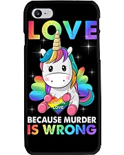 Because Murder Is Wrong Phone Case tile