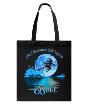 In November we wear Blue Tote Bag tile