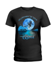 In November we wear Blue Ladies T-Shirt tile