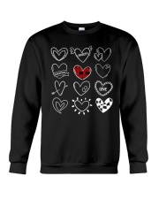 Accept Understand Love Valentine Crewneck Sweatshirt tile