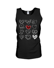 Accept Understand Love Valentine Unisex Tank tile