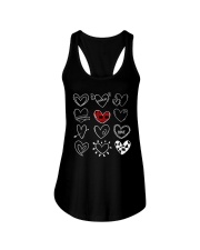 Accept Understand Love Valentine Ladies Flowy Tank tile