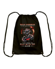 Hello Darkness My Old Friend Drawstring Bag tile