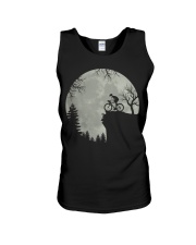 Cycling Moon Unisex Tank tile