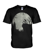 Cycling Moon V-Neck T-Shirt tile