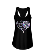 My Heart Is On That Track Ladies Flowy Tank tile
