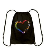 United Against Hate Drawstring Bag tile