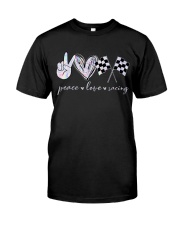 Peace Love Racing Classic T-Shirt front