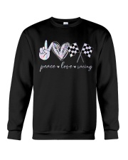 Peace Love Racing Crewneck Sweatshirt tile