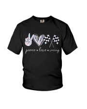 Peace Love Racing Youth T-Shirt tile
