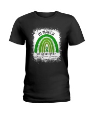 In March We Wear Green Ladies T-Shirt tile