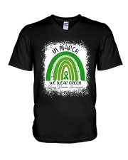 In March We Wear Green V-Neck T-Shirt tile