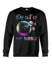 Stay Out Of My Bubble Valentine Crewneck Sweatshirt tile