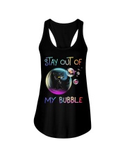 Stay Out Of My Bubble Valentine Ladies Flowy Tank tile