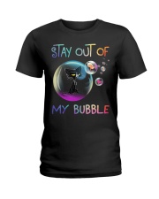 Stay Out Of My Bubble Valentine Ladies T-Shirt tile