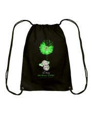 In May We Wear Green Drawstring Bag tile