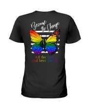 Become The Change Ladies T-Shirt back