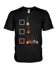 Yes I Do Need All These Guitars V-Neck T-Shirt tile
