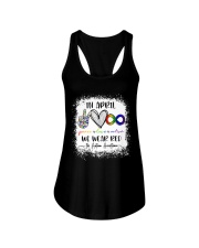 In April We Wear Red For Autism Acceptance Ladies Flowy Tank tile