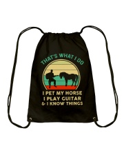 That's What I Do Drawstring Bag tile