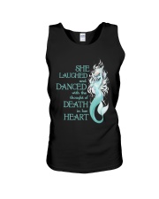 She laughed and dance Unisex Tank tile