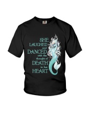 She laughed and dance Youth T-Shirt tile