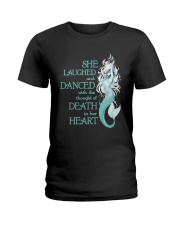 She laughed and dance Ladies T-Shirt tile