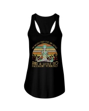 I'm Mostly Peace Love And Cactus Ladies Flowy Tank tile