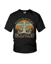 I'm Mostly Peace Love And Cactus Youth T-Shirt tile