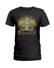 I'm Mostly Peace Love And Cactus Ladies T-Shirt tile
