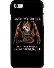 Touch my coffee Phone Case tile