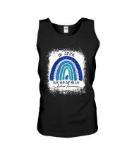 In April We Wear Blue For Autism Awareness Unisex Tank tile