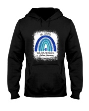 In April We Wear Blue For Autism Awareness Hooded Sweatshirt tile