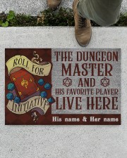 The dungeons master Doormat 22.5" x 15" aos-doormat-22-5x15-lifestyle-front-01