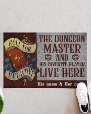 The dungeons master Doormat 22.5" x 15" aos-doormat-22-5x15-lifestyle-front-06
