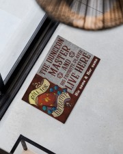 The dungeons master Doormat 22.5" x 15" aos-doormat-22-5x15-lifestyle-front-08